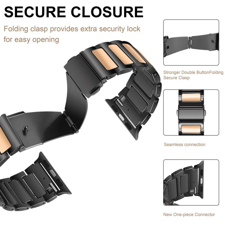For Apple Watch 42mm / 41mm / 40mm / 38mm Kalebol Tooling Metal Zinc Alloy Watch Band