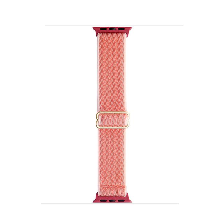 For Apple Watch 46mm / 49mm / 45mm / 44mm Kalebol Eight Buckle Wavy Braided Nylon Watch Band