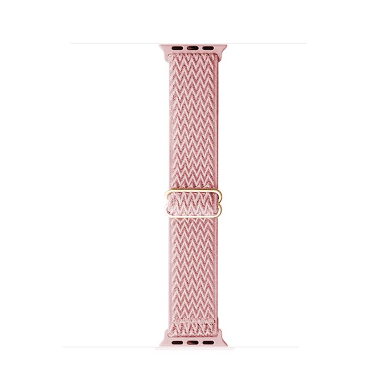 For Apple Watch 46mm / 49mm / 45mm / 44mm Kalebol Eight Buckle Wavy Braided Nylon Watch Band