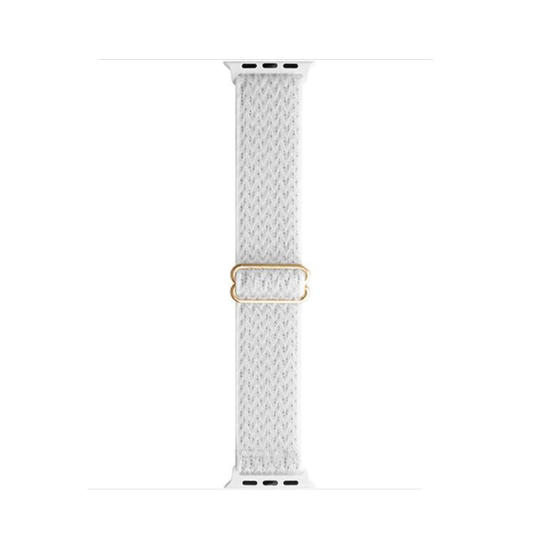 For Apple Watch 46mm / 49mm / 45mm / 44mm Kalebol Eight Buckle Wavy Braided Nylon Watch Band