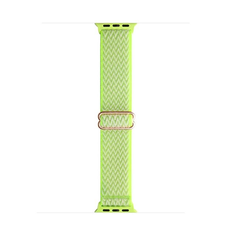 For Apple Watch 46mm / 49mm / 45mm / 44mm Kalebol Eight Buckle Wavy Braided Nylon Watch Band