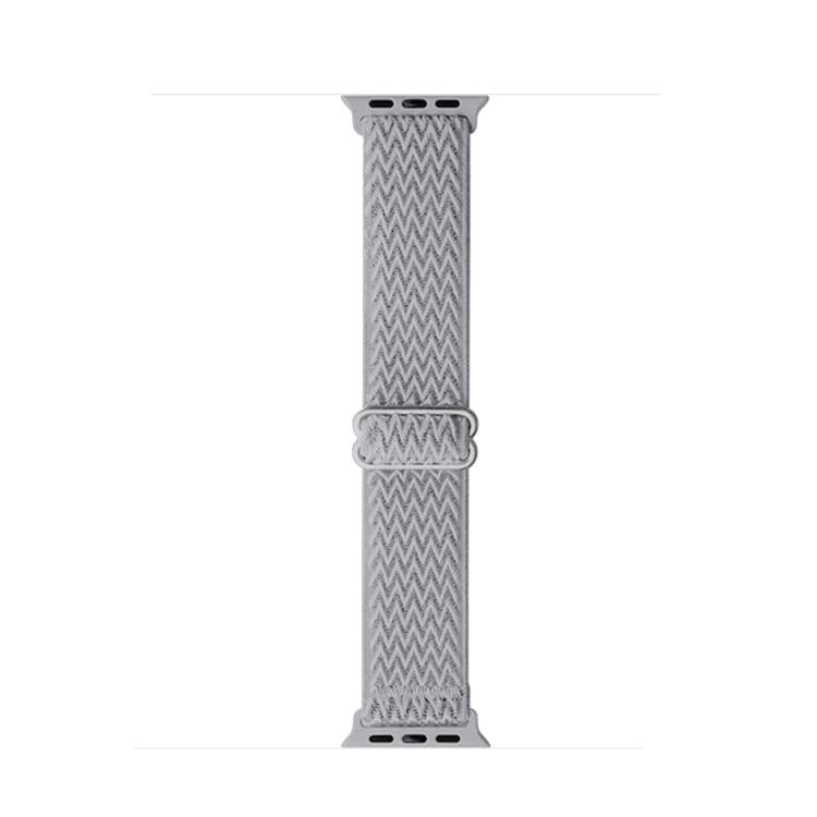 For Apple Watch 46mm / 49mm / 45mm / 44mm Kalebol Eight Buckle Wavy Braided Nylon Watch Band