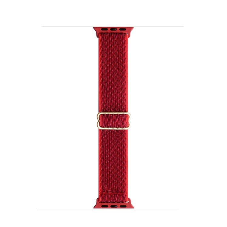 For Apple Watch 46mm / 49mm / 45mm / 44mm Kalebol Eight Buckle Wavy Braided Nylon Watch Band