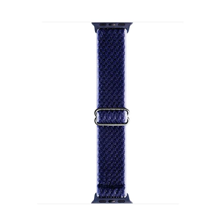 For Apple Watch 42mm / 41mm / 40mm / 38mm Kalebol Eight Buckle Wavy Braided Nylon Watch Band
