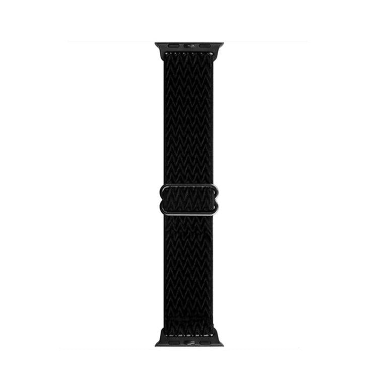 For Apple Watch 42mm / 41mm / 40mm / 38mm Kalebol Eight Buckle Wavy Braided Nylon Watch Band
