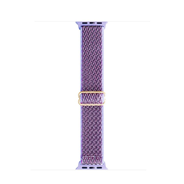 For Apple Watch 42mm / 41mm / 40mm / 38mm Kalebol Eight Buckle Wavy Braided Nylon Watch Band