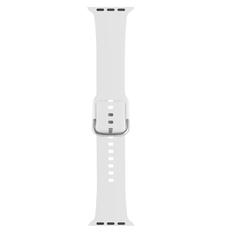 For Apple Watch 46mm / 49mm / 45mm / 44mm Kalebol Metal Pin Buckle Silicone Watch Band