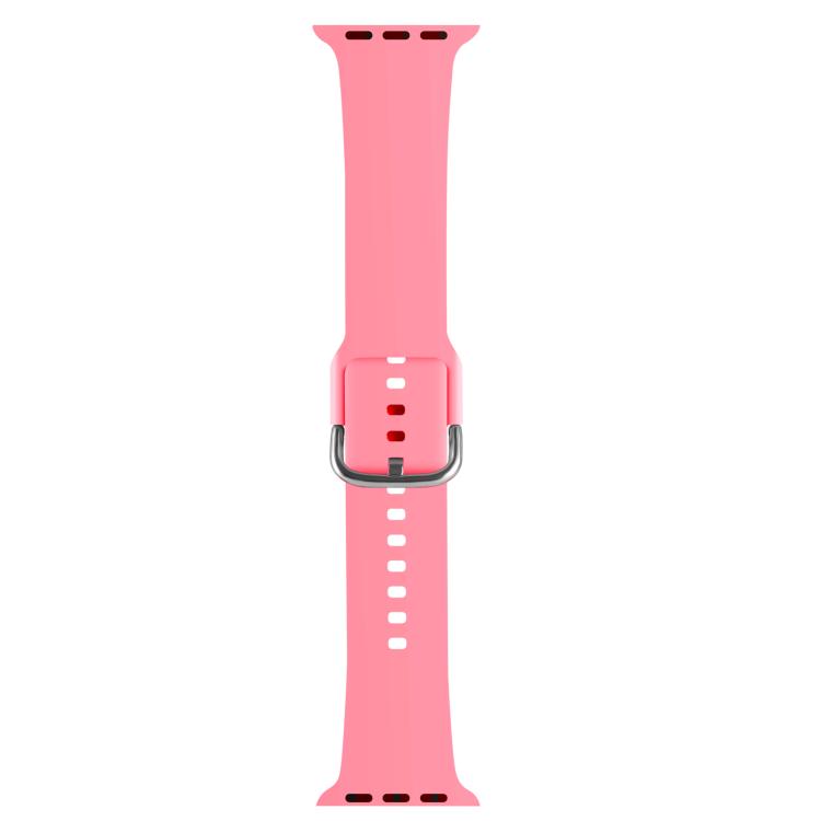 For Apple Watch 46mm / 49mm / 45mm / 44mm Kalebol Metal Pin Buckle Silicone Watch Band