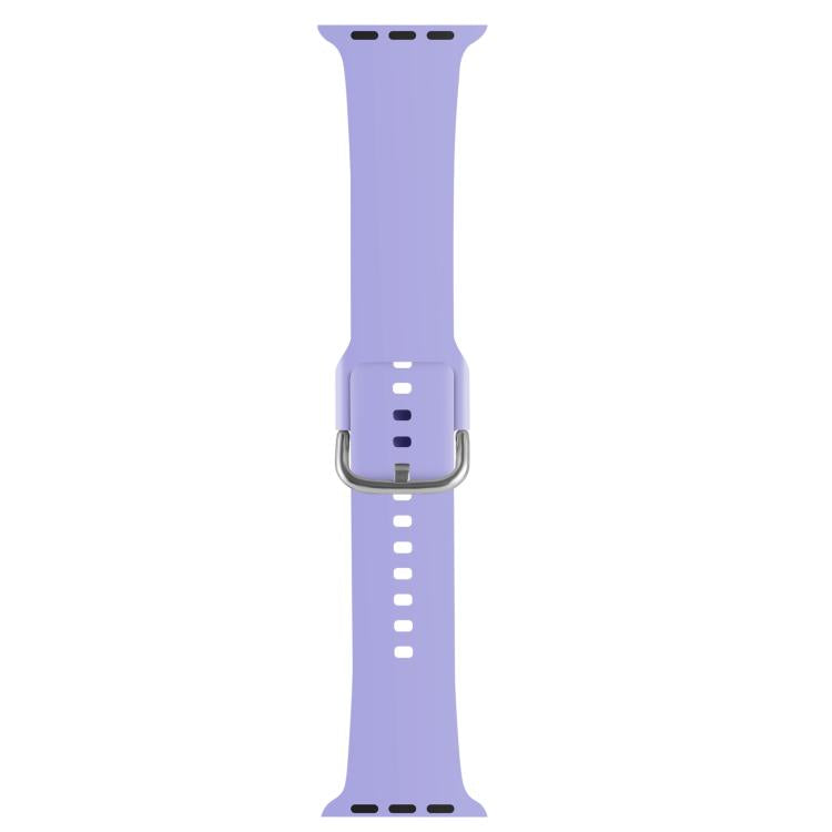 For Apple Watch 46mm / 49mm / 45mm / 44mm Kalebol Metal Pin Buckle Silicone Watch Band