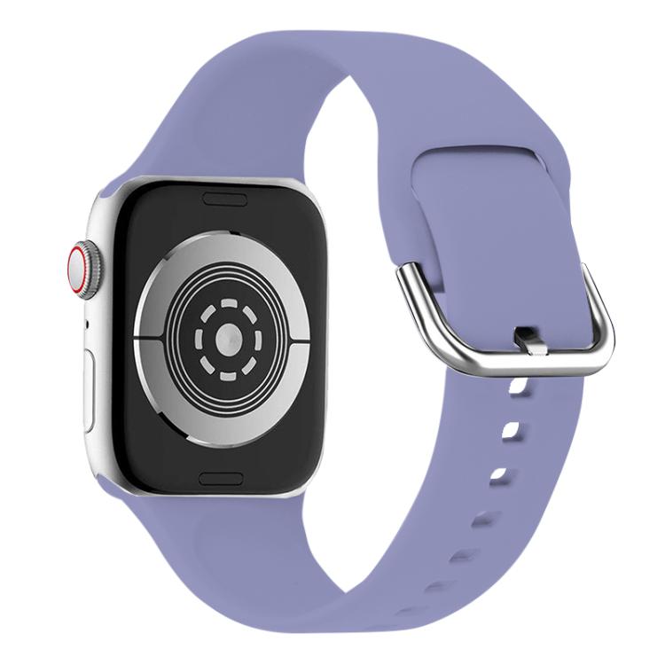 For Apple Watch 46mm / 49mm / 45mm / 44mm Kalebol Metal Pin Buckle Silicone Watch Band