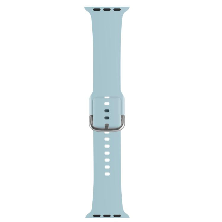 For Apple Watch 42mm / 41mm / 40mm / 38mm Kalebol Metal Pin Buckle Silicone Watch Band
