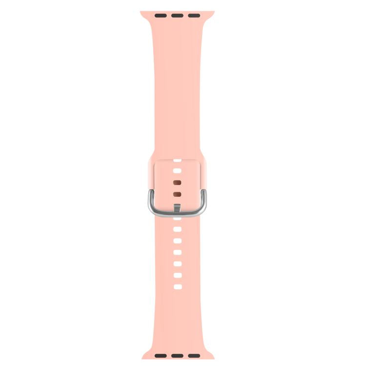 For Apple Watch 42mm / 41mm / 40mm / 38mm Kalebol Metal Pin Buckle Silicone Watch Band