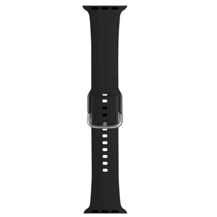 For Apple Watch 42mm / 41mm / 40mm / 38mm Kalebol Metal Pin Buckle Silicone Watch Band
