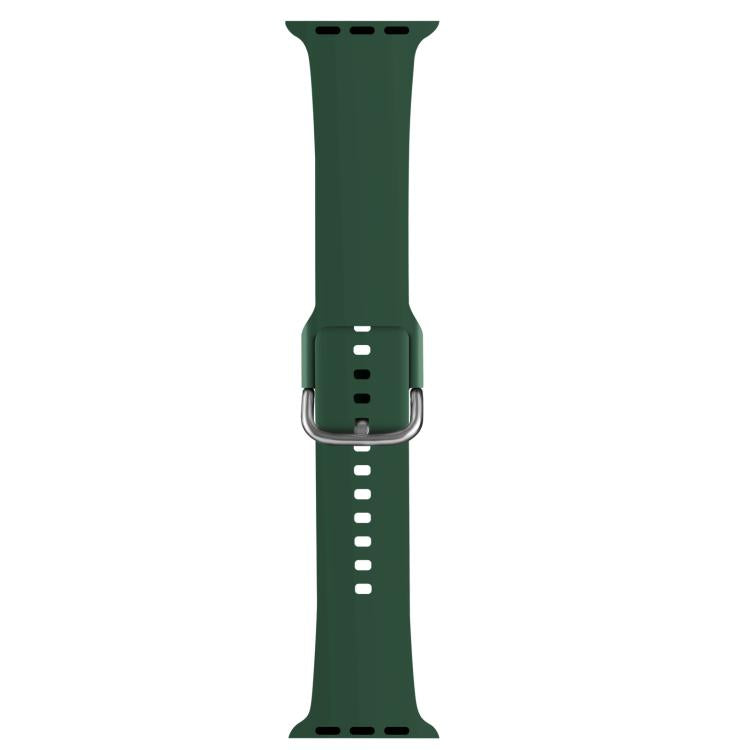 For Apple Watch 42mm / 41mm / 40mm / 38mm Kalebol Metal Pin Buckle Silicone Watch Band