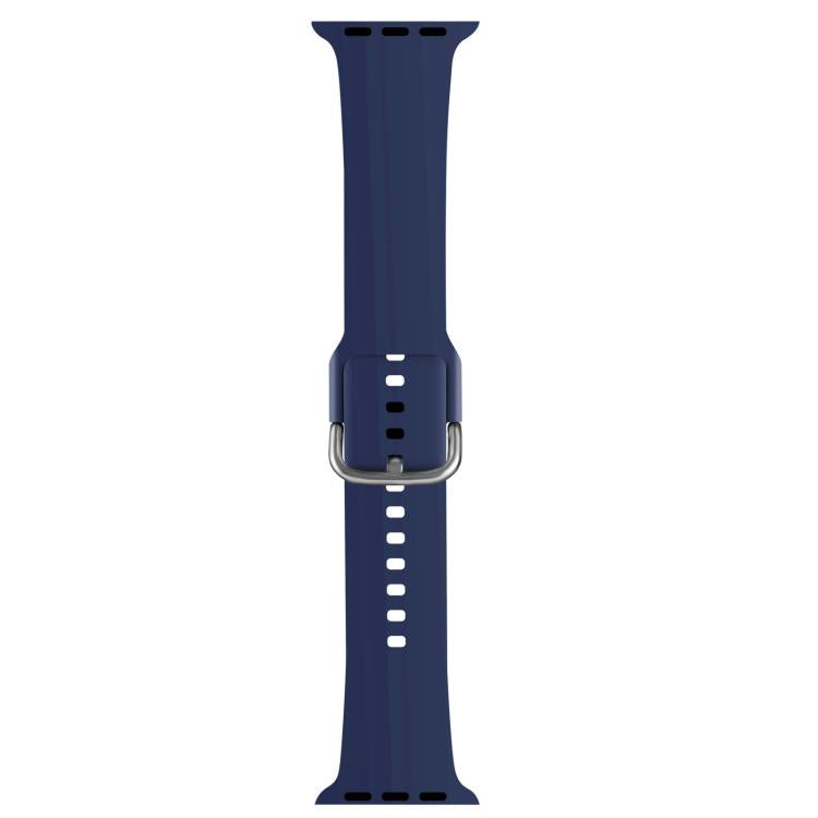 For Apple Watch 42mm / 41mm / 40mm / 38mm Kalebol Metal Pin Buckle Silicone Watch Band