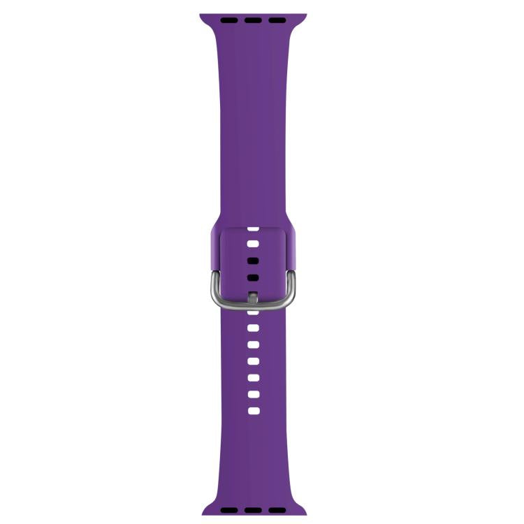 For Apple Watch 42mm / 41mm / 40mm / 38mm Kalebol Metal Pin Buckle Silicone Watch Band