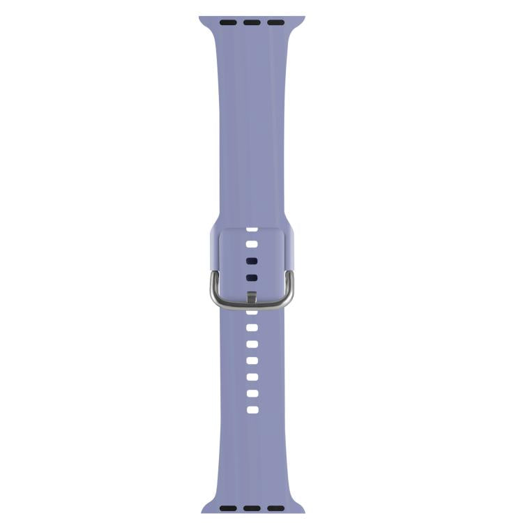 For Apple Watch 42mm / 41mm / 40mm / 38mm Kalebol Metal Pin Buckle Silicone Watch Band