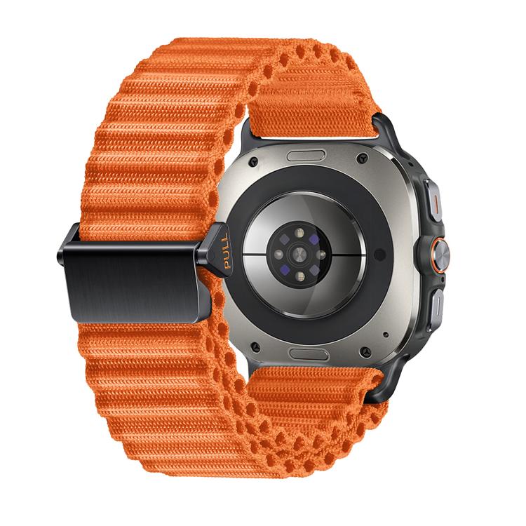 For Samsung Galaxy Watch Ultra 47mm / Ultra 2025 Kalebol Ocean Loop Nylon Braided Watch Band