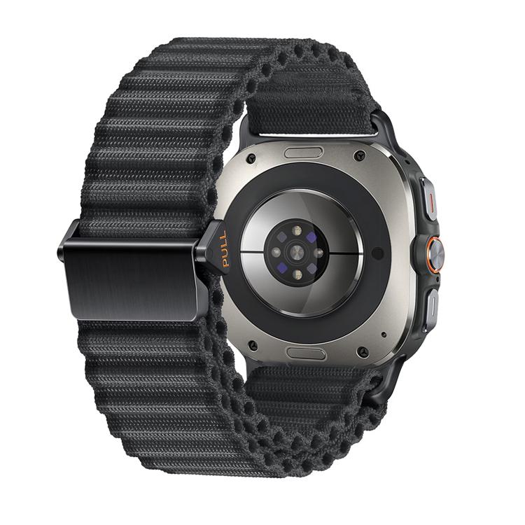 For Samsung Galaxy Watch Ultra 47mm / Ultra 2025 Kalebol Ocean Loop Nylon Braided Watch Band