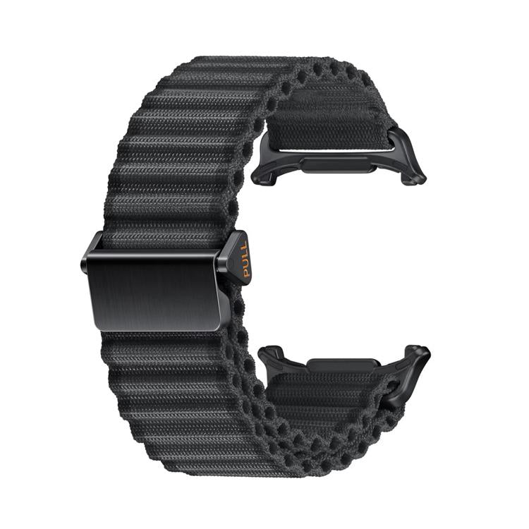For Samsung Galaxy Watch Ultra 47mm / Ultra 2025 Kalebol Ocean Loop Nylon Braided Watch Band