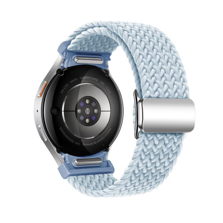 For Samsung Galaxy Watch 5 Pro / 6 / 7 Kalebol Button Braided Loop Magnetic Buckle Watch Band