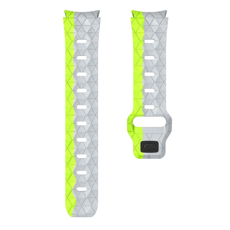 For Samsung Galaxy Watch 4 / 5 / 6 Kalebol Football Pattern Reverse Buckle Silicone Strap