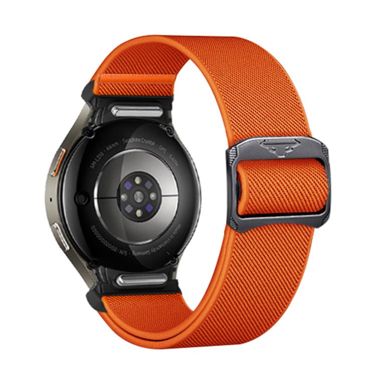 For Samsung Galaxy Watch 5 Pro / 6 / 7 Kalebol Button Elastic Nylon Watch Band