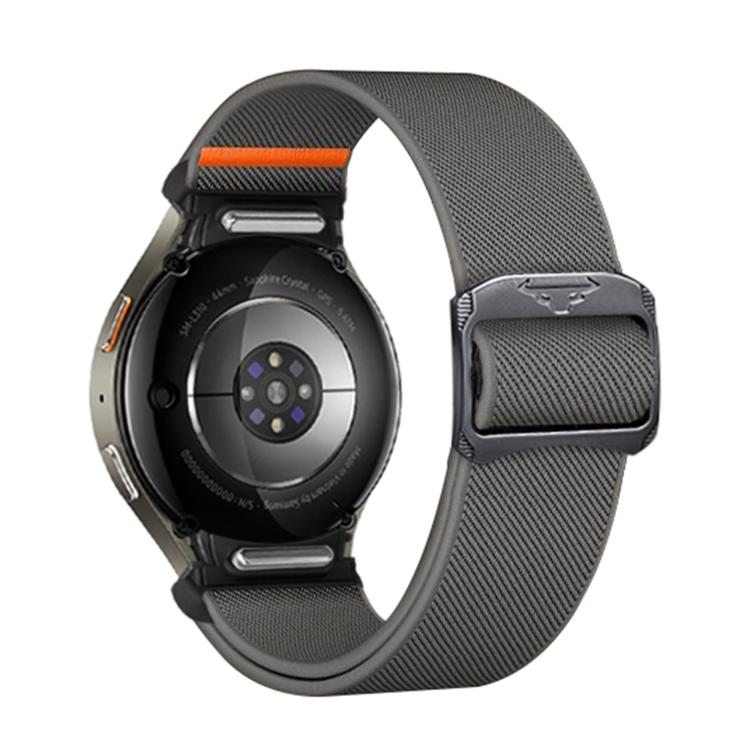 For Samsung Galaxy Watch 5 Pro / 6 / 7 Kalebol Button Elastic Nylon Watch Band