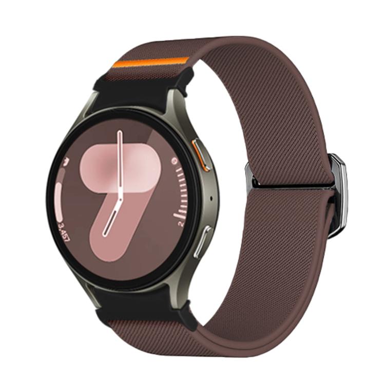 For Samsung Galaxy Watch 5 Pro / 6 / 7 Kalebol Button Elastic Nylon Watch Band