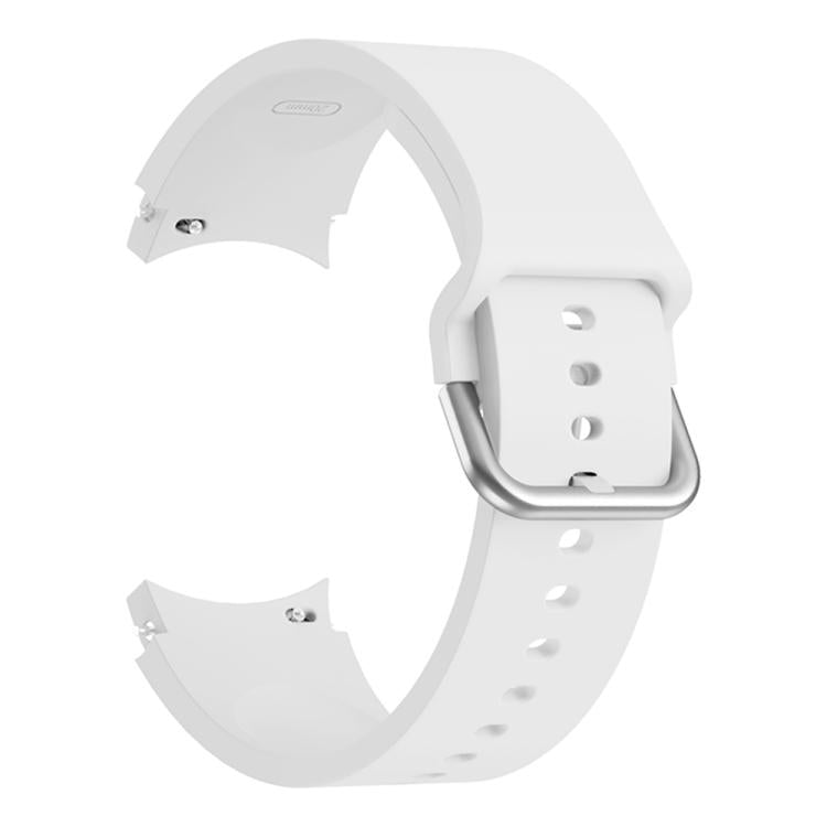 For Samsung Galaxy Watch 7 / 6 / 5 / 4 Kalebol Metal Pin Buckle Silicone Watch Band