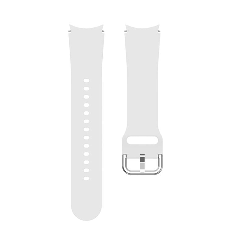 For Samsung Galaxy Watch 7 / 6 / 5 / 4 Kalebol Metal Pin Buckle Silicone Watch Band