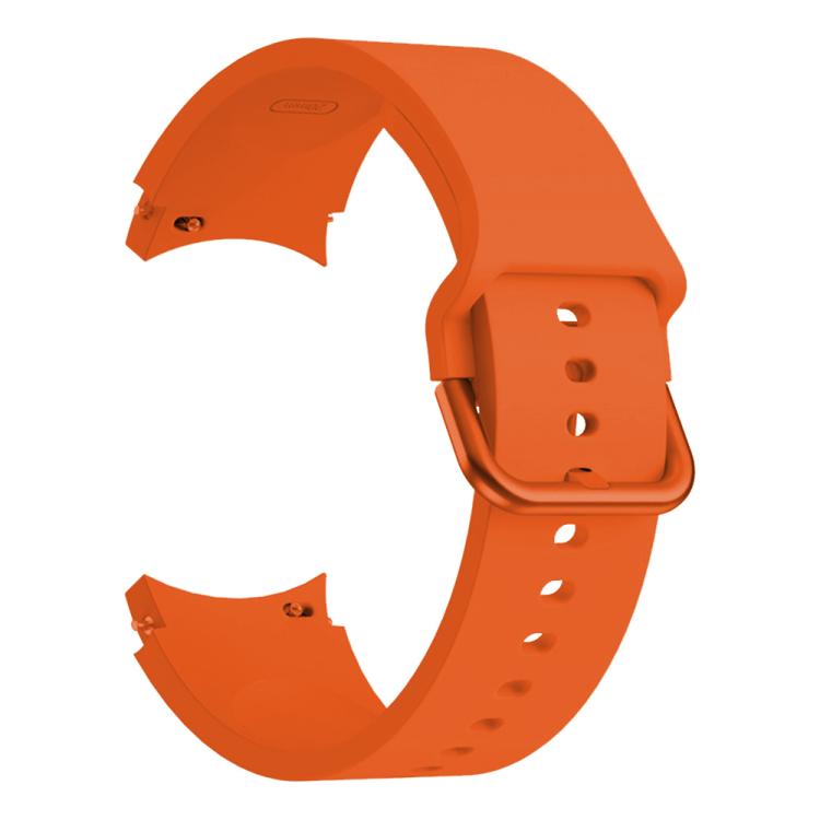 For Samsung Galaxy Watch 7 / 6 / 5 / 4 Kalebol Metal Pin Buckle Silicone Watch Band