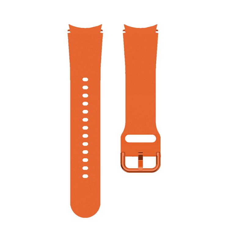 For Samsung Galaxy Watch 7 / 6 / 5 / 4 Kalebol Metal Pin Buckle Silicone Watch Band