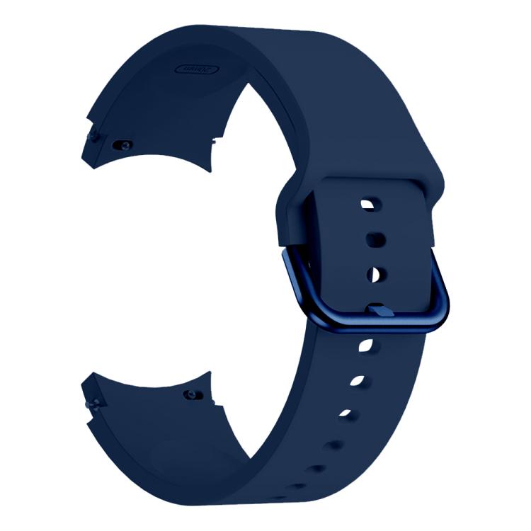 For Samsung Galaxy Watch 7 / 6 / 5 / 4 Kalebol Metal Pin Buckle Silicone Watch Band