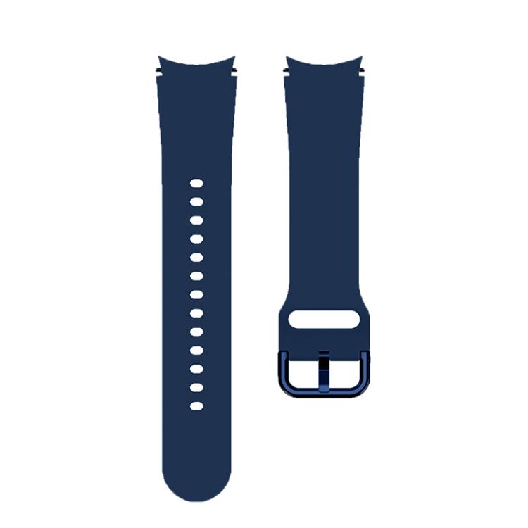 For Samsung Galaxy Watch 7 / 6 / 5 / 4 Kalebol Metal Pin Buckle Silicone Watch Band