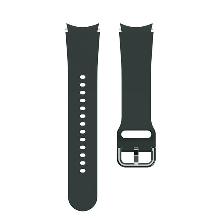 For Samsung Galaxy Watch 7 / 6 / 5 / 4 Kalebol Metal Pin Buckle Silicone Watch Band