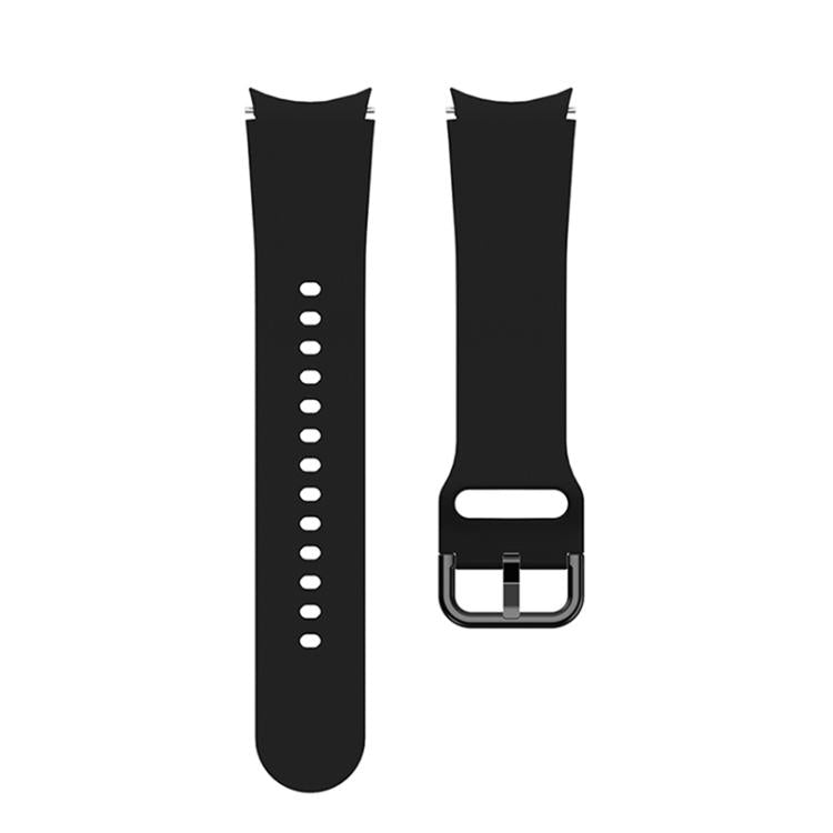 For Samsung Galaxy Watch 7 / 6 / 5 / 4 Kalebol Metal Pin Buckle Silicone Watch Band