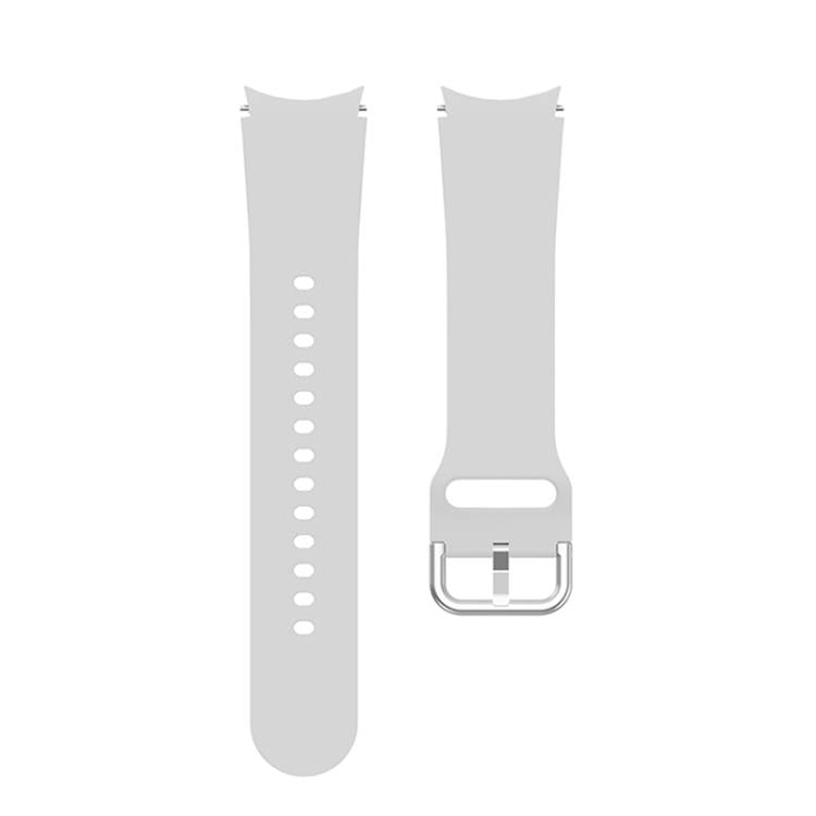 For Samsung Galaxy Watch 7 / 6 / 5 / 4 Kalebol Metal Pin Buckle Silicone Watch Band