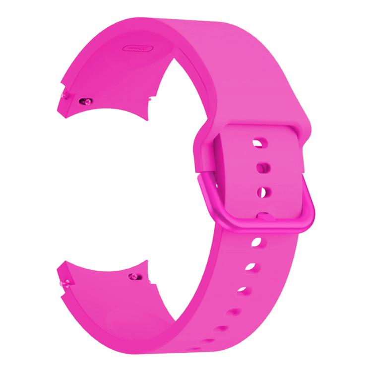 For Samsung Galaxy Watch 7 / 6 / 5 / 4 Kalebol Metal Pin Buckle Silicone Watch Band