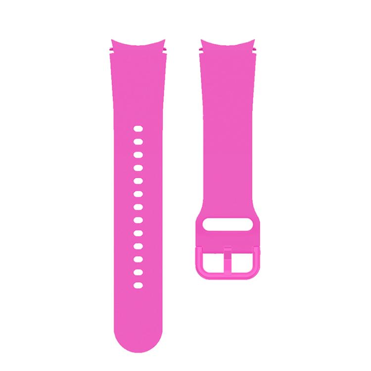 For Samsung Galaxy Watch 7 / 6 / 5 / 4 Kalebol Metal Pin Buckle Silicone Watch Band