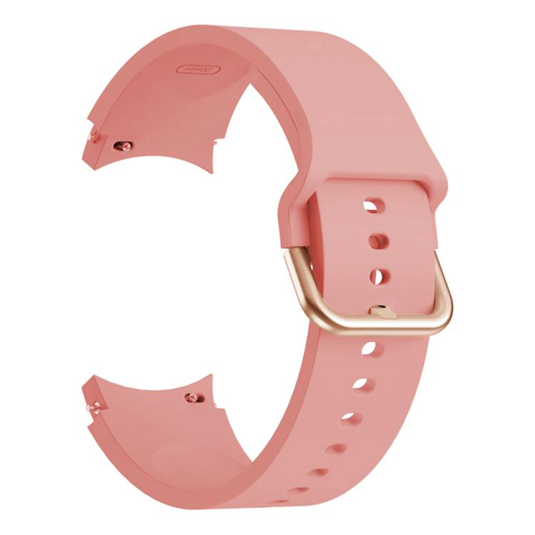 For Samsung Galaxy Watch 7 / 6 / 5 / 4 Kalebol Metal Pin Buckle Silicone Watch Band