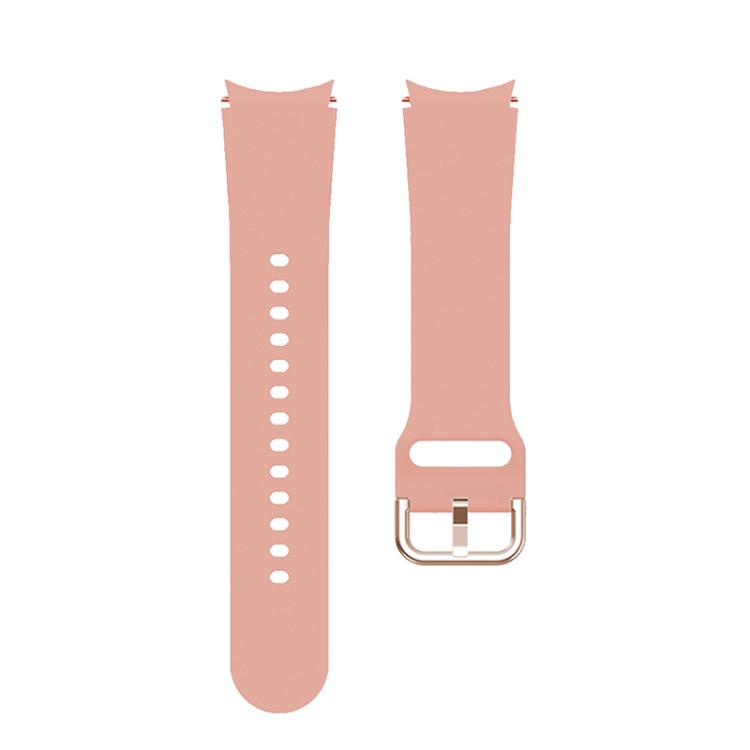 For Samsung Galaxy Watch 7 / 6 / 5 / 4 Kalebol Metal Pin Buckle Silicone Watch Band