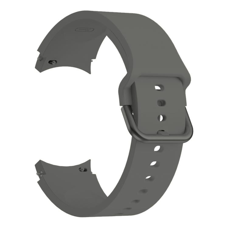 For Samsung Galaxy Watch 7 / 6 / 5 / 4 Kalebol Metal Pin Buckle Silicone Watch Band