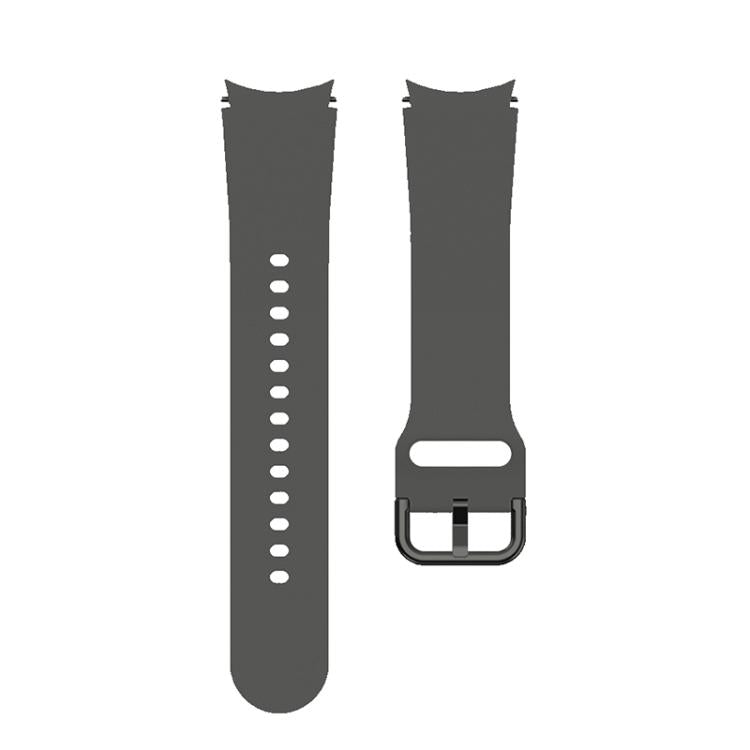 For Samsung Galaxy Watch 7 / 6 / 5 / 4 Kalebol Metal Pin Buckle Silicone Watch Band