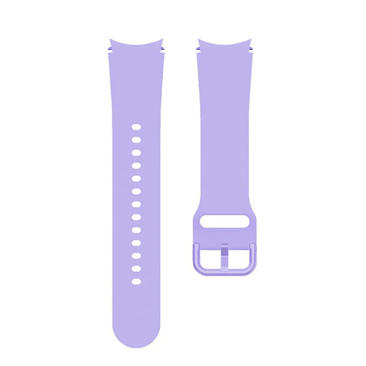 For Samsung Galaxy Watch 7 / 6 / 5 / 4 Kalebol Metal Pin Buckle Silicone Watch Band