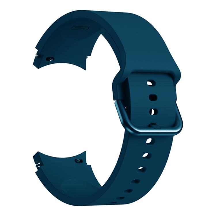 For Samsung Galaxy Watch 7 / 6 / 5 / 4 Kalebol Metal Pin Buckle Silicone Watch Band