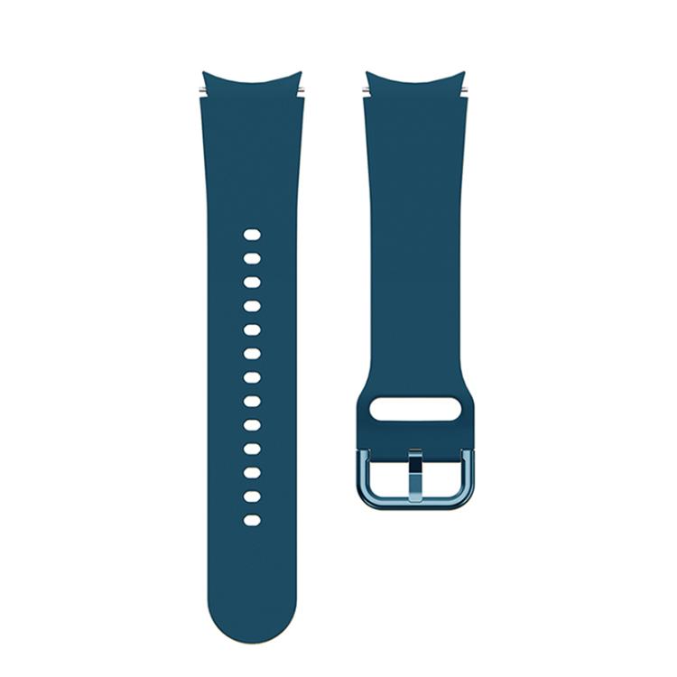 For Samsung Galaxy Watch 7 / 6 / 5 / 4 Kalebol Metal Pin Buckle Silicone Watch Band