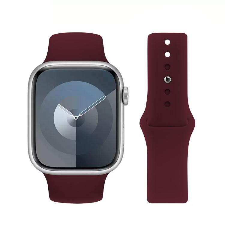 For Apple Watch 46mm / 49mm / 45mm / 44mm Kalebol Reverse Buckle Silicone Watch Band
