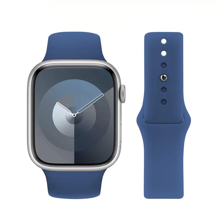For Apple Watch 42mm / 41mm / 40mm / 38mm Kalebol Reverse Buckle Silicone Watch Band