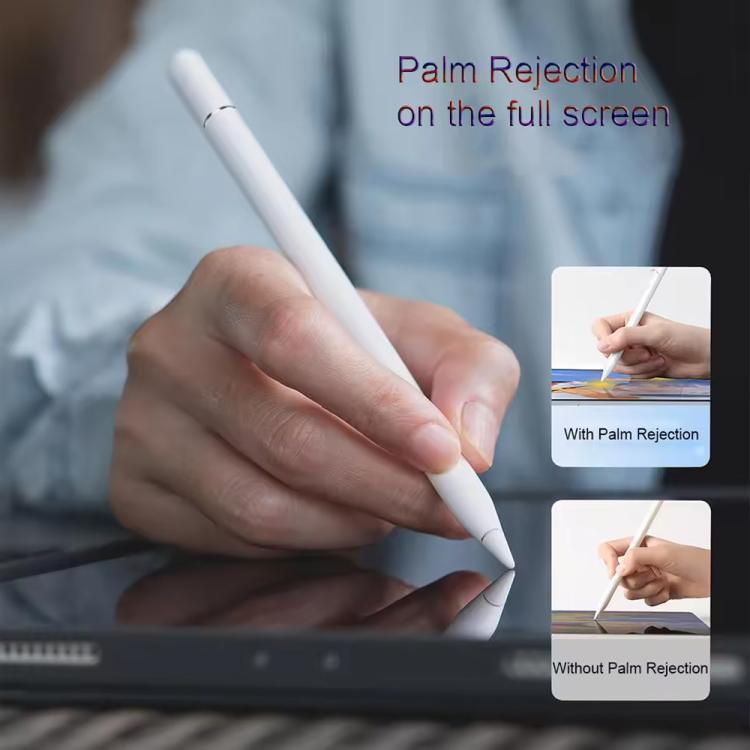 For iPad Series Type-C Magnetic Draw Out Stylus - White